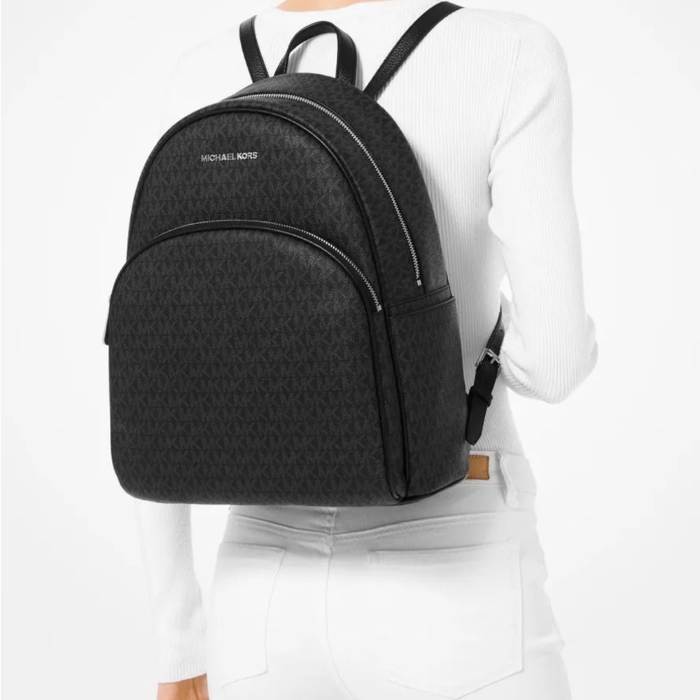Michael Kors Abbey Medium Leather Backpack